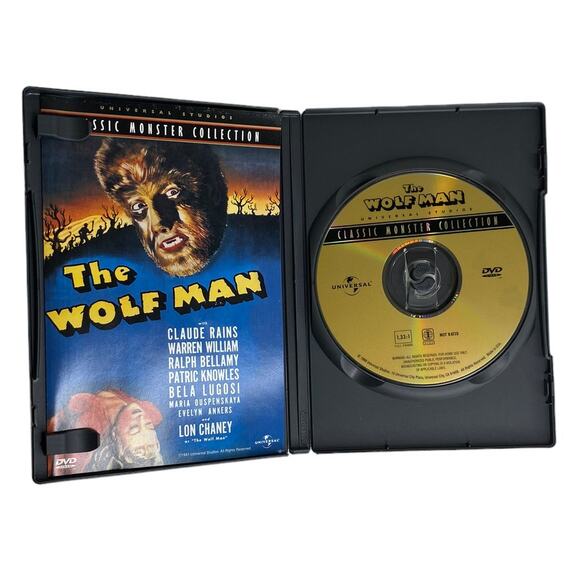 The Wolf Man, The Fly, and Return of the Fly DVD Bundle - Picture 6 of 8